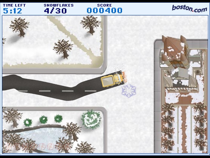 BOSTON.COM Snowplow Game